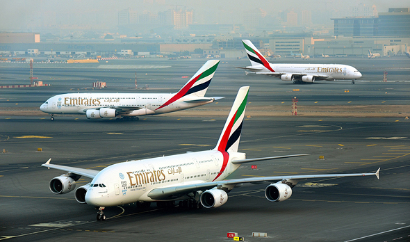 חברת תעופה אמירייטס איירבוס A380, צילום: Emirates