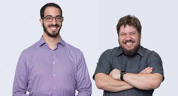 CyCognito co-founders Dima Potekhin (right) and Rob Gurzeev. Photo: Scott Kline