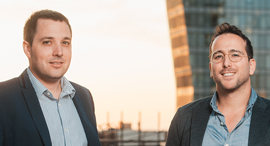Perimeter 81 co-founders Amit Bareket and Sagi Gidali. Photo: Nadav Cohen Jonathan