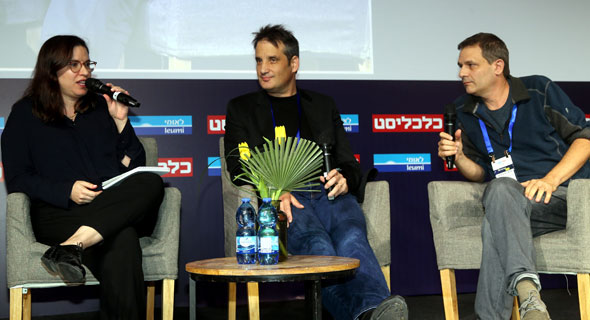 גל צ'צ'יק מנהל מרכז המחקר בישראל NVIDIA וד"ר עומרי פלמון יחד עם הגר רבט