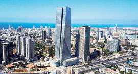 Azrieli Sarona Tower, Tel Aviv. Photo: Yair Sagi