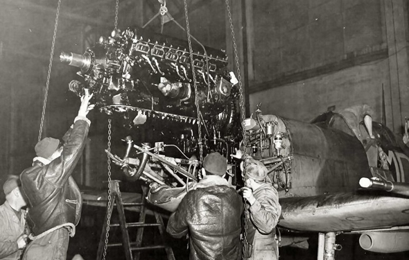 מנוע המרלין של רולס רויס, שיוצר בארה"ב תחת השם פקארד