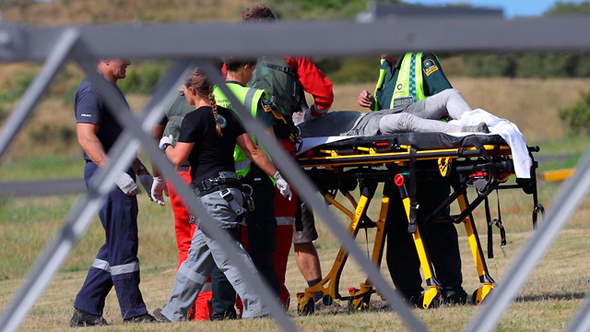 פינוי הפצועים בניו זילנד, צילום: איי פי