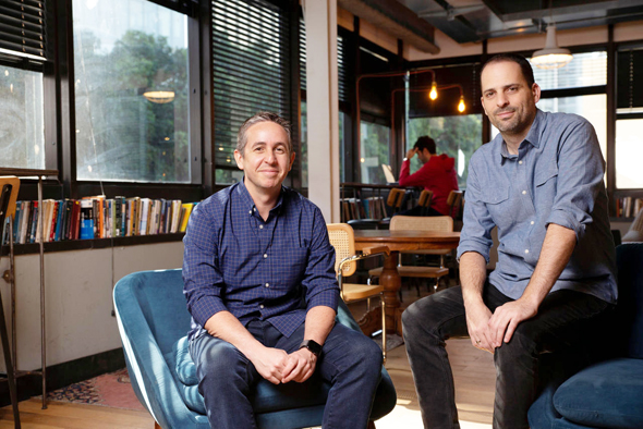 Mindspace co-founder Dan Zakai and Yotam Alroy. Photo: Avigail Uzi