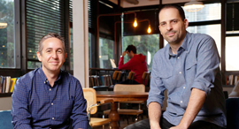 Mindspace co-founder Dan Zakai and Yotam Alroy. Photo: Avigail Uzi