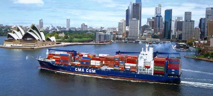 סידני, אוסטרליה. עם אניית משא תגיעו לכל פינה בעולם, צילום: CMA CGM