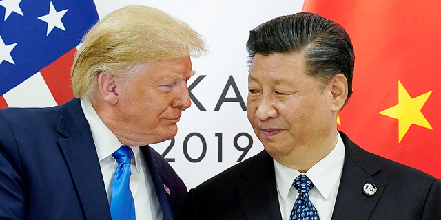 נשיא סין שי ג’ינפינג ונשיא ארה”ב דונלד טראמפ (ארכיון), צילום: רויטרס
