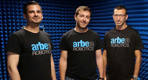 מייסדי Arbe. מימין: קובי מרנקו, נועם ארקינד ,עוז פיקסמן, צילום: Arbe