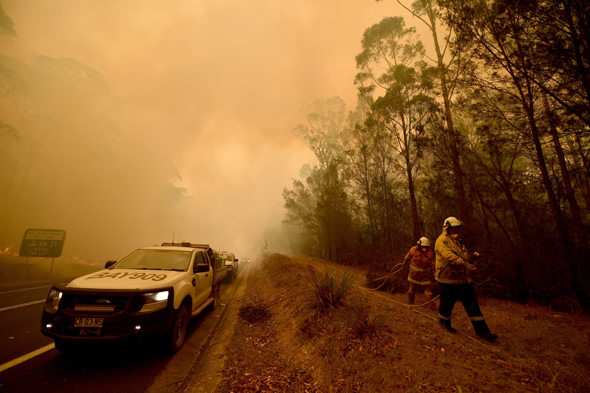 השריפה באוסטרליה, צילום: איי אף פי