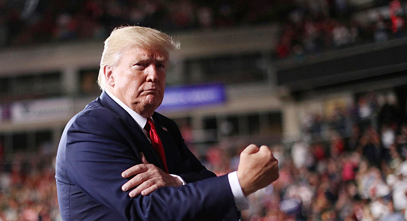 U.S. President Donald Trump at a campaign rally in 2019. Photo: Reuters