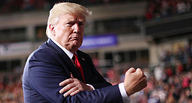 U.S. President Donald Trump at a campaign rally in 2019. Photo: Reuters