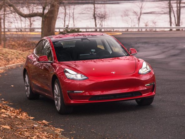 Tesla-Israel is expected to deliver its electric vehicles of the Model 3 (pictured) by next month. Photo: Tesla