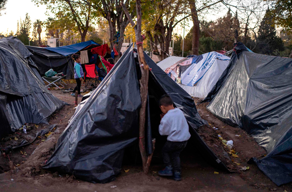 פליטים בגבול מקסיקו
