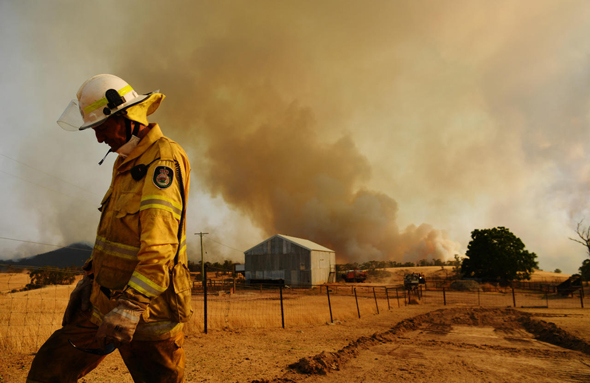 שריפה באוסטרליה, צילום: גטי אימג