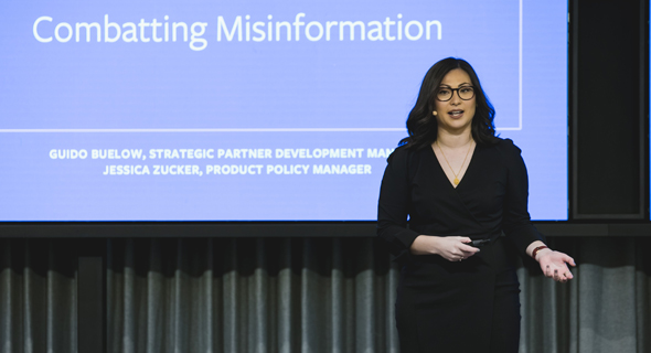 Facebook product policy manager Jessica Zucker. Photo: Tomer Poltin