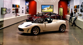 Tesla showroom. Photo: Nicolas Fleury/Flickr