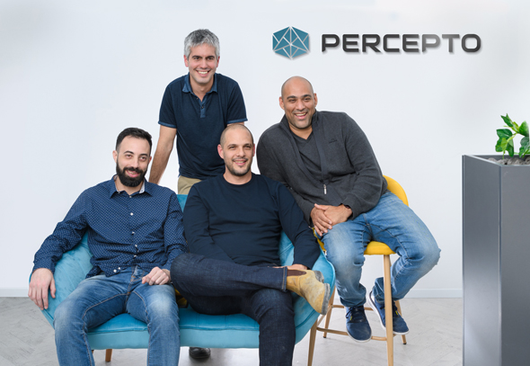 Percepto&#39;s co-founders. Photo: PR