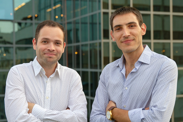 Nuweba co-founders Yan Cybulski (left) and Ido Neeman. Photo: Nuweba