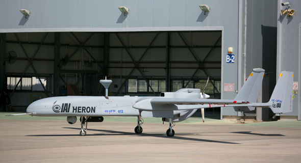 מל"ט HERON MK 2 של התעשייה האווירית, צילום: התעשייה האווירית.