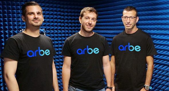 Arbe co-founders Oz Fixman, Noam Arkind, and Kobi Marenko. Photo: PR