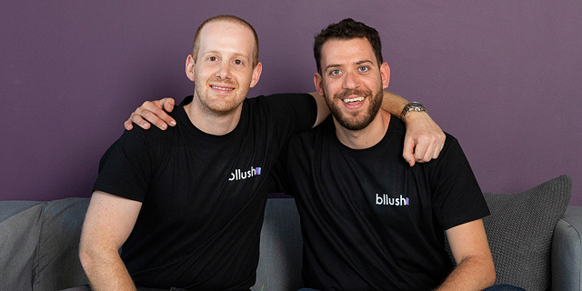 Bllush co-founders Tomer Dean (left) and Peleg Aran. Photo: Omer Stein