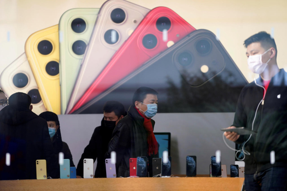 חנות של אפל בסין, צילום: רויטרס