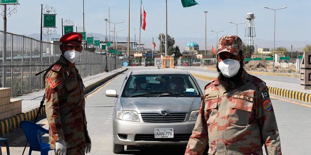 חיילים פקיסטנים בגבול עם איראן, צילום: איי אף פי