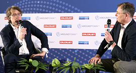 Uli Schmitz (left), and Macel Otto Yon. Photo: Orel Cohen