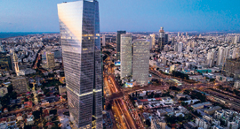 Azrieli Sarona Tower. Photo: Lavi Aerial Photos