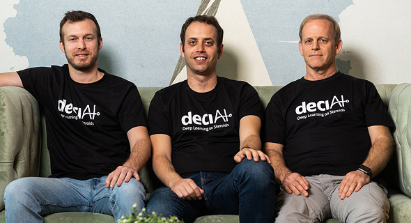 Deci co-founders Jonathan Elial, Yonatan Geifman, and Ran El-Yaniv. Photo: Deci