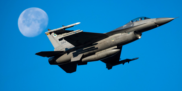 An F-16 aircraft. Photo: Jacob Wongwai