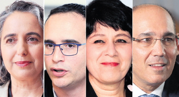 Anat Guetta (left), Ittai Ben-Zeev, Hedva Ber, and  Amir Yaron . Photo: Yariv Katz, Orel Cohen, Alex Kolomvisky