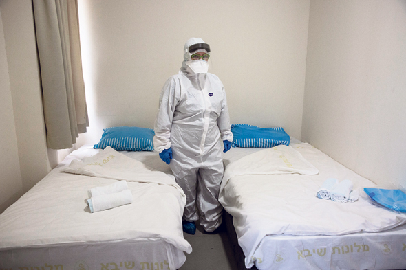 Corona patients isolation room in Sheba Medical Center in Israel (illustration). Photo: AP