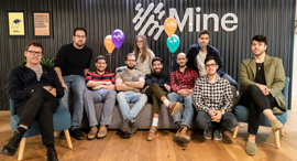 Mine's team. Photo: Mine