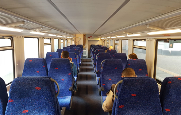 רכבת ישראל ריקה מאנשים קורונה וירוס, צילום: עופר צור