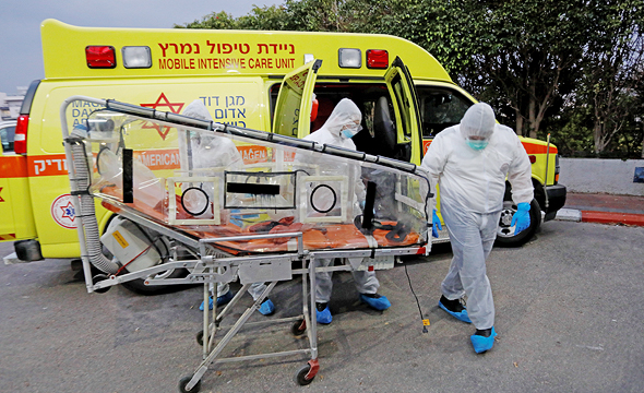 Corona paramedics in Israel. Photo: Shaul Golan