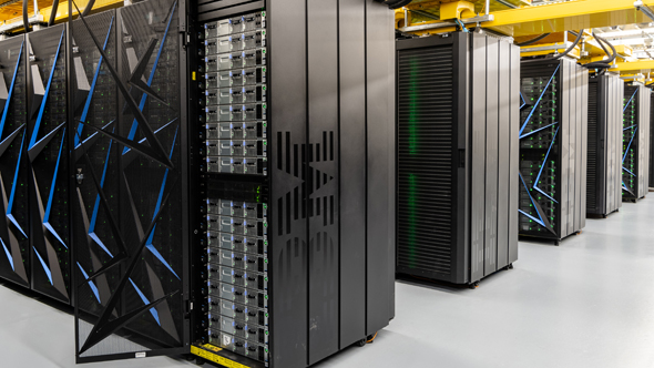 IBM Summit Supercomuter, צילום: IBM
