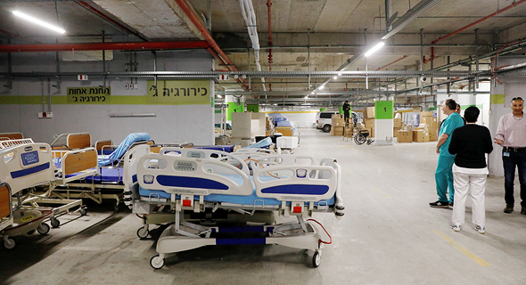 New health units for coronavirus patients at Sheba Medical Center in Israel. Photo: Shaul Golan