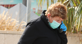 A woman wearing a mask (illustartion). Photo: Gadi Kabalo