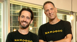 Namogoo co-founders Ohad Greenshpan and Chemi Katz. Photo: Efrat Sa'ar
