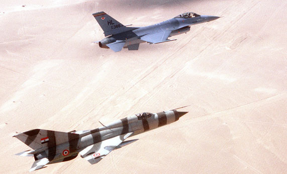 מיג 21 ו-F16, צילום: cavok