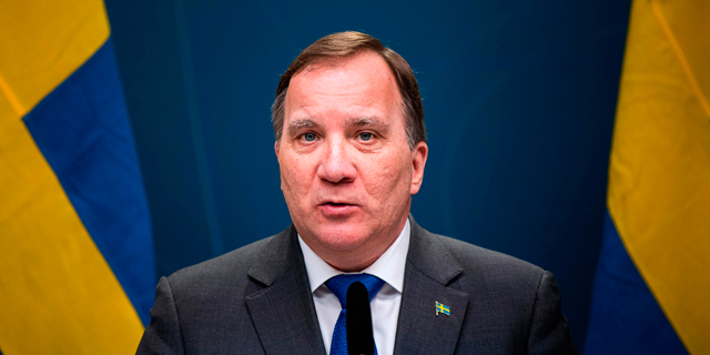 סטפן לופבן ראש ממשלת שבדיה, צילום: איי אף פי