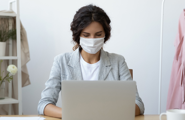 Working from home during Coronavirus pandemic. Photo: Shutterstock