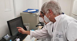 Researchers at the Tel Aviv University coronavirus lab. Photo: TAU