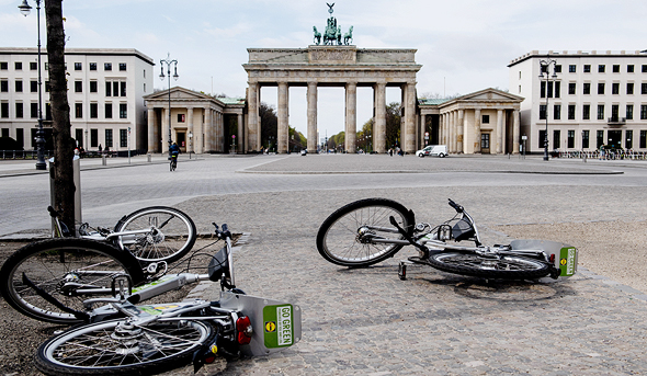 ברלין בזמן הסגר, צילום: אי פי איי