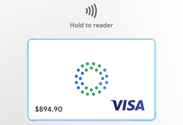 כרטיס אשראי של גוגל בשיתוף עם ויזה