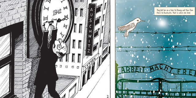 &quot;ציפור לבנה” ו”המתאגרף”: שני ספרי קומיקס חדשים על השואה
