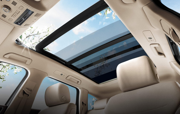 A sunroof that uses Gauzi&#39;s technology. Photo: Courtesy