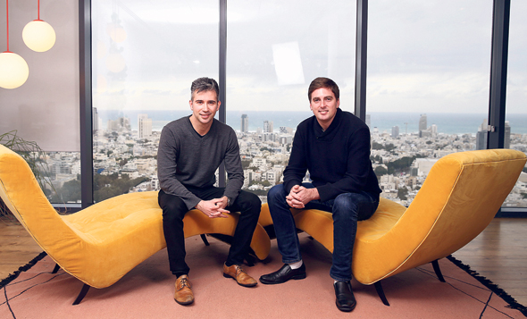 Armis co-founders Nadir Izrael (right) and Yevgeny Dibrov. Photo: Orel Cohen