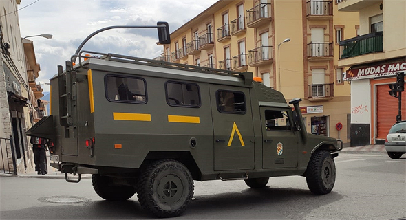 רכב צבאי באורחיבה, צילום: מיטל ויונתן סלע